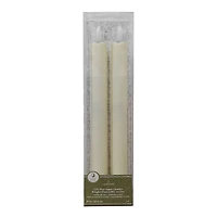 10" Flickering LED Wax Taper Candles