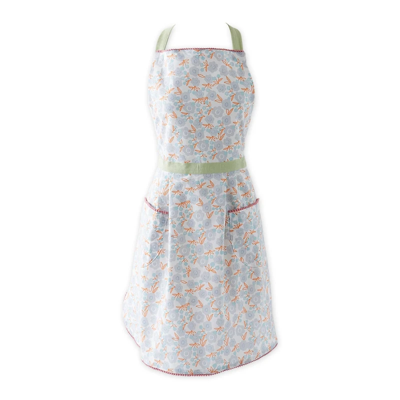 Blue Blossom Printed Apron