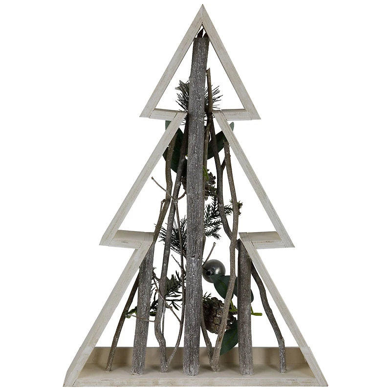 17.5" Stars & Pinecones Christmas Tree Tabletop Décor
