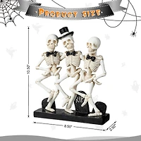 Glitzhome® 10.5" Halloween Dancing Skeleton Table Décor