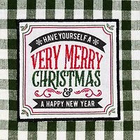 DII® Christmas Tree Farm Embellished Dishtowels Set