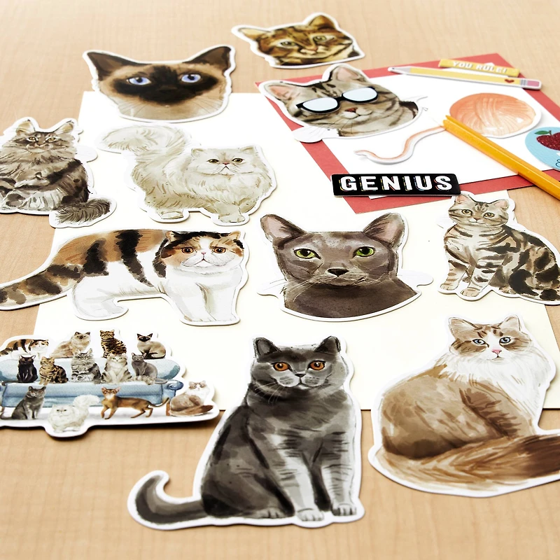 Cats Die Cut Stickers by Recollections™
