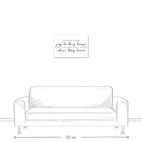 Joy To This House 24" x 16" Canvas Wall Art