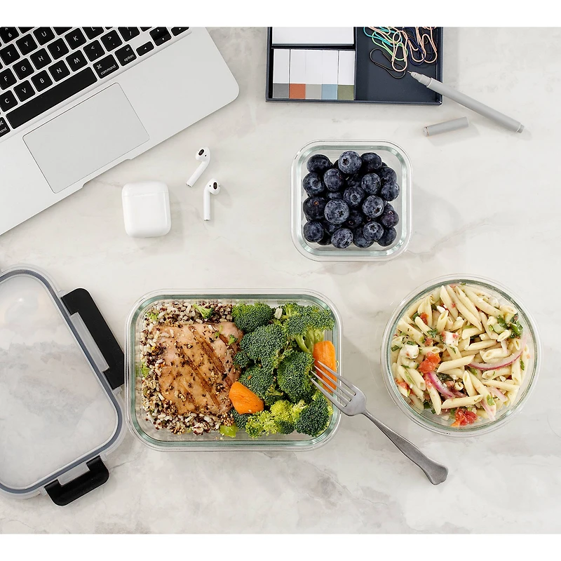 JoyJolt® Glass Storage Containers Set