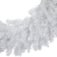 24" White Canadian Pine Artificial Christmas Wreath