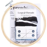 Night Sky Embroidery Kit by Loops & Threads®