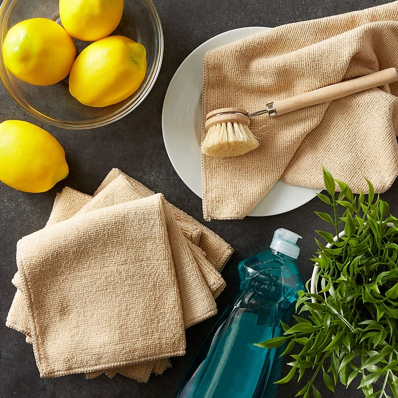 DII® Taupe Essential Microfiber Dishcloth, 6ct.