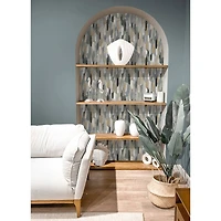 RoomMates Neutral Brushstroke Peel & Stick Wallpaper