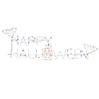 57" Lighted Happy Halloween Sign