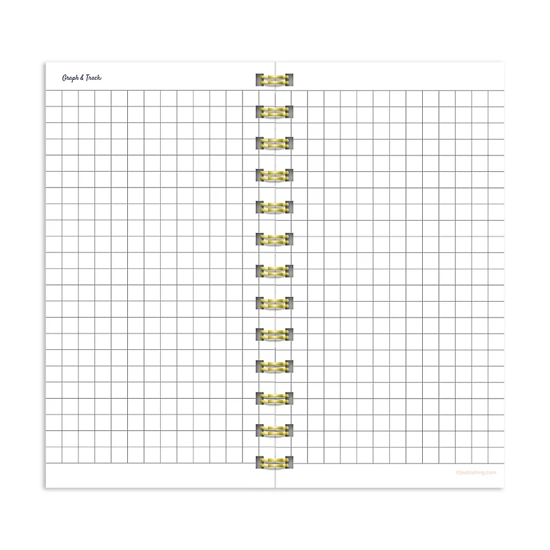 TF Publishing Pocket Pink Stripe Undated Weekly Spiral Planner