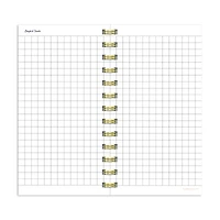 TF Publishing Pocket Pink Stripe Undated Weekly Spiral Planner