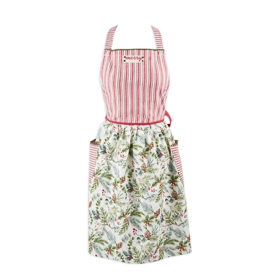DII® Merry Holiday Sprigs Christmas Skirt Apron