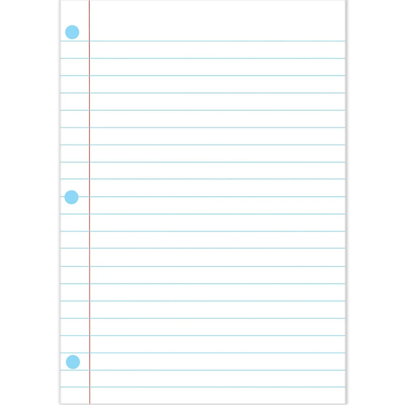 Ashley Productions Die-Cut Magnets, Notebook Page, 6ct.