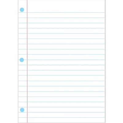 Ashley Productions Die-Cut Magnets, Notebook Page, 6ct.