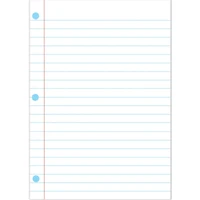 Ashley Productions Die-Cut Magnets, Notebook Page, 6ct.