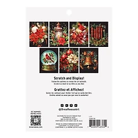 Brea Reese™ 6" x 8" Red & Gold Christmas Scratch Art Paper Pad