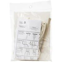 Solid Oak Make-ramé™ Tassel and Twists Mini Macramé Wall Hanging Kit