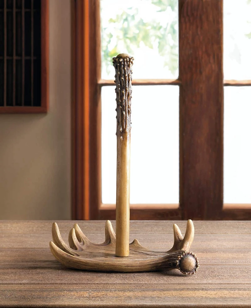 13" Moose Antler Paper Towel Holder