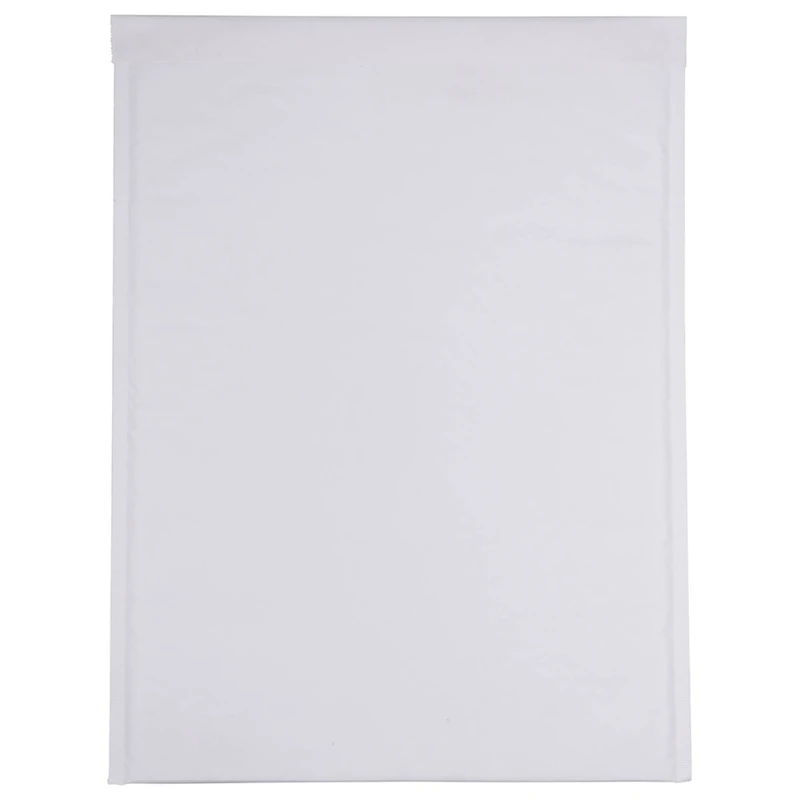 JAM Paper 12.5" x 17.5" White Kraft Bubble Lite Padded Mailers, 25ct.