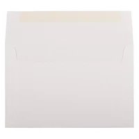 JAM Paper 5.75" x 8.75" Bright White Wove Strathmore Invitation Envelopes