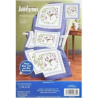 Janlynn® Hummingbird Stamped Cross Stitch Quilt Blocks Kit