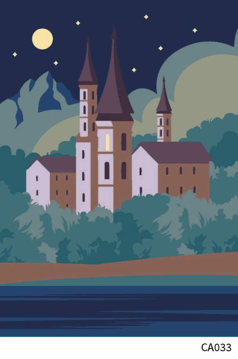 Castle Paint-by-Number Framed Mini Kit by Artist's Loft®