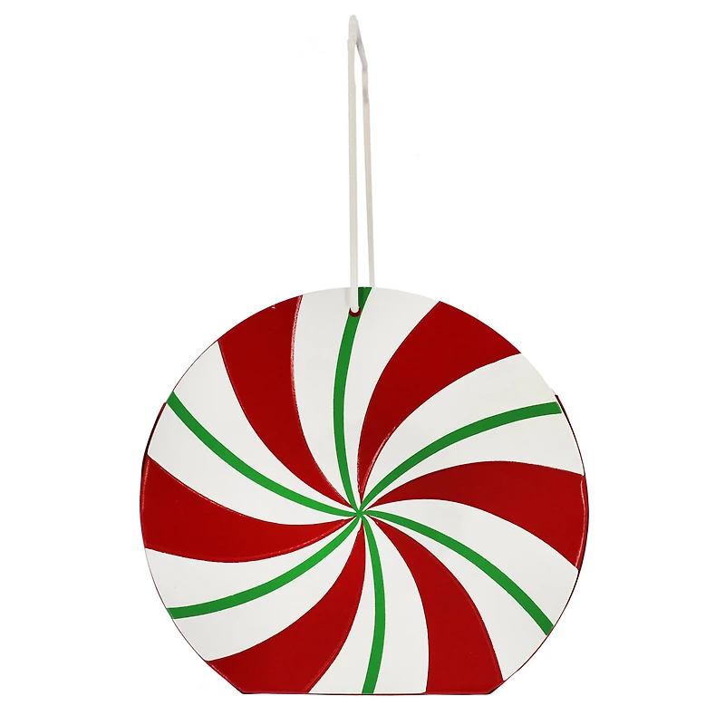 6.25" Peppermint Metal Container Tabletop Décor by Ashland®