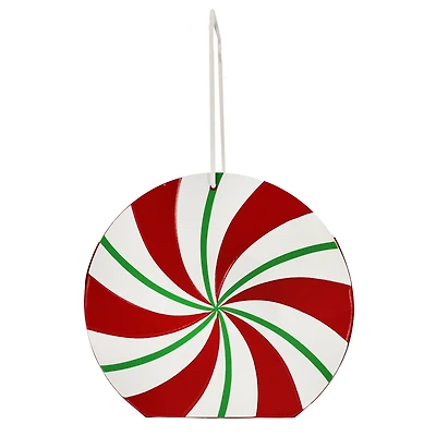 6.25" Peppermint Metal Container Tabletop Décor by Ashland®