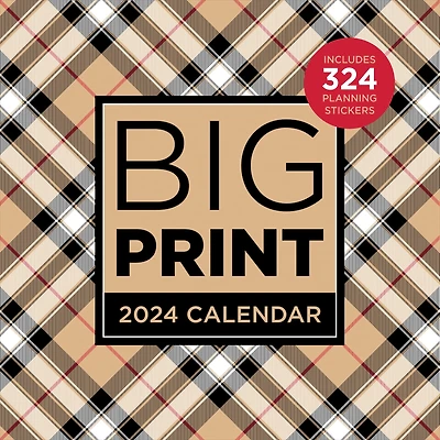 TF Publishing 2024 Big Print Wall Calendar