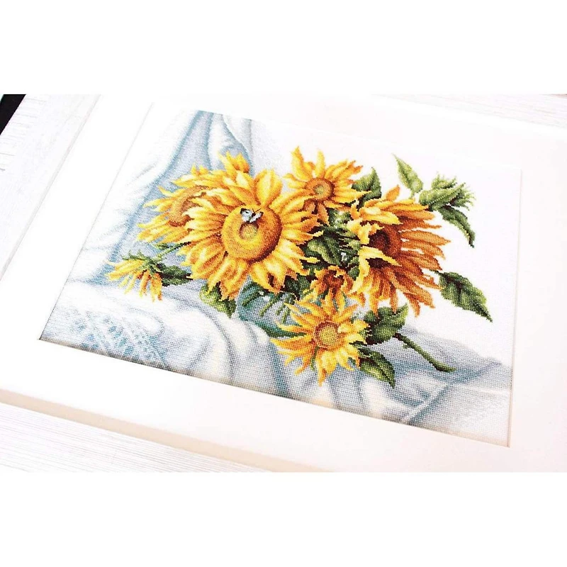 Luca-s Sunflowers Counted Cross Stitch Kit