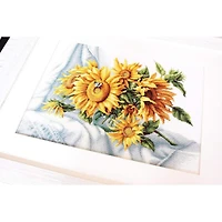 Luca-s Sunflowers Counted Cross Stitch Kit