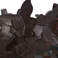 14" Bronze Woman Head & Butterflies Planter