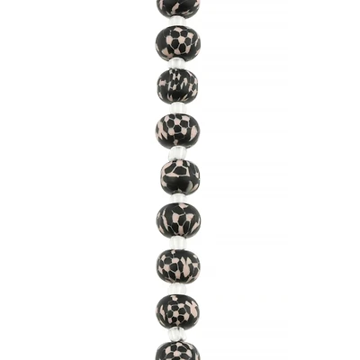 Black & White Clay Round Beads, 10mm by Bead Landing™