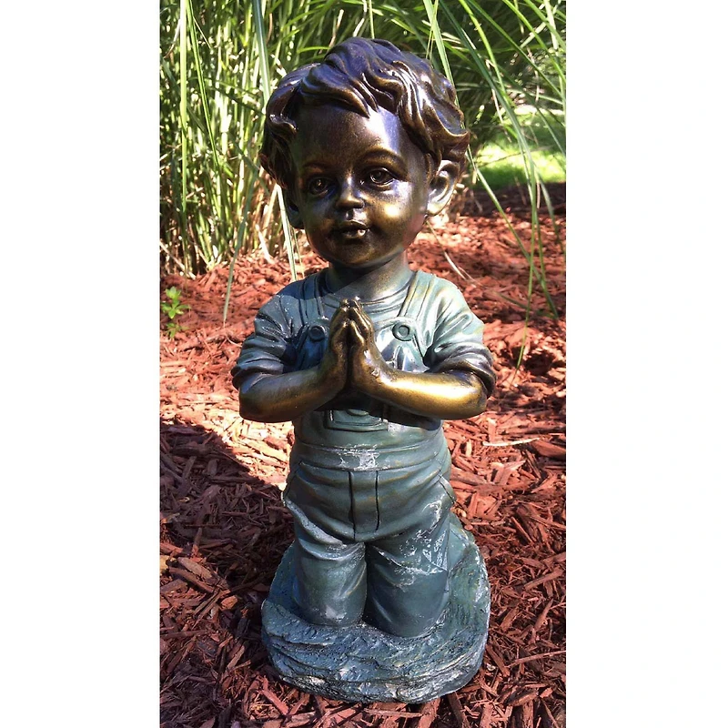 Santa's Workshop 13" Praying Boy Statue