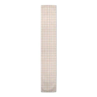 90" Fall Grid Polyester Twill Table Runner