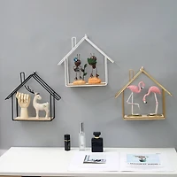 House Wall Hanging Bathroom Storage Cabinet