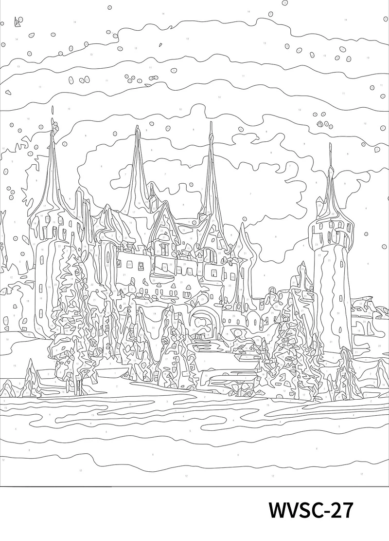 16" x 20" Winter Castle Paint-by-Number Kit by Artist's Loft™