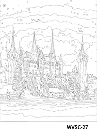 16" x 20" Winter Castle Paint-by-Number Kit by Artist's Loft™
