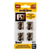 HangZ™ 20lb. Gallery Picture Hooks