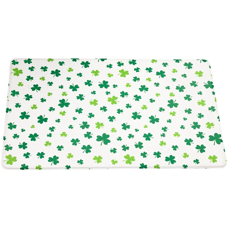 29.5" Shamrocks St. Patrick's Day Kitchen Comfort Mat