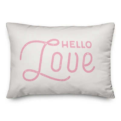 Hello Love Throw Pillow