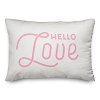 Hello Love Throw Pillow