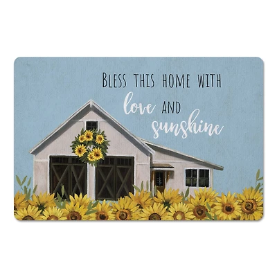 18" x 27" Sunflower House Typography Floor Mat