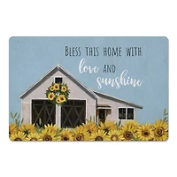 18" x 27" Sunflower House Typography Floor Mat