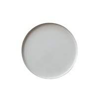 Hello Honey® 9.25" Cream Round Enameled Metal Pedestal