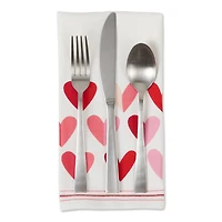 DII® Two Hearts Print Napkins, 6ct.