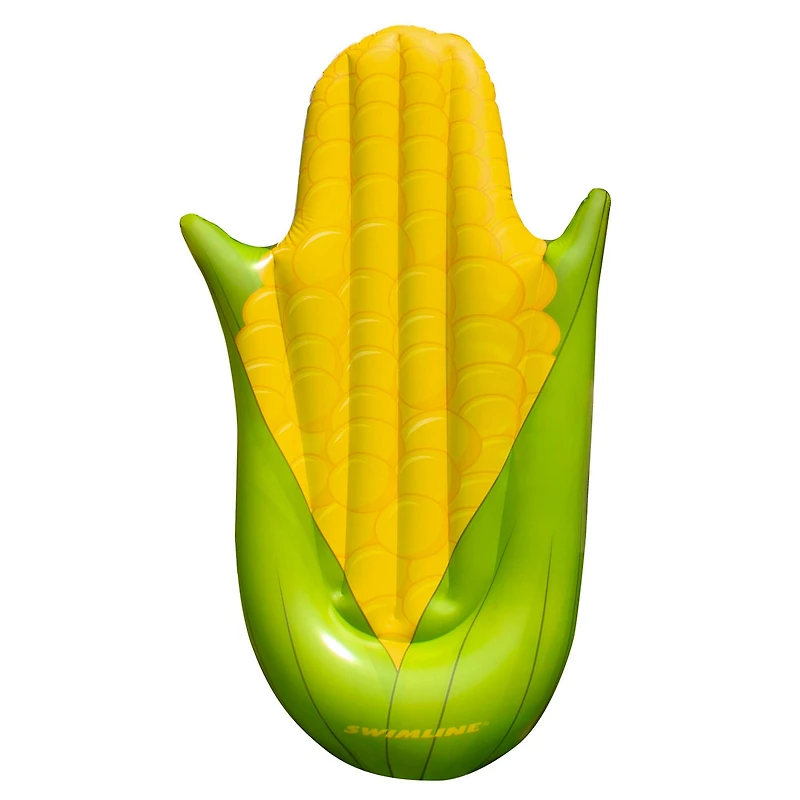 68" Green & Yellow Corn on the Cob Swimming Pool Float