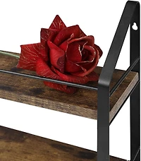 NEX™ 17" Brown Wall-Mounted 3-Tier Spice Rack Organizer