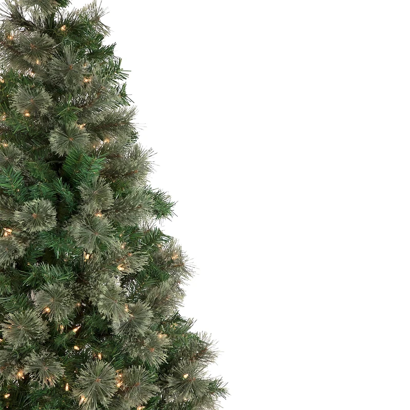 6.5ft. Pre-Lit Oregon Cashmere Pine Artificial Christmas Tree, Clear Lights