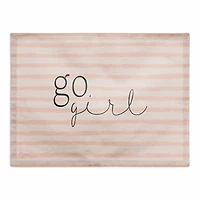 Go Girl Stripes 18" x 14" Cotton Twill Placemat